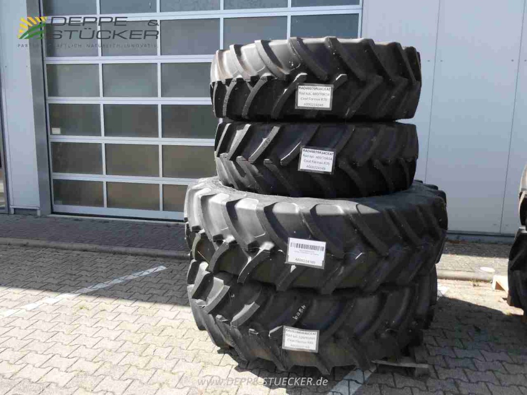 Ceat 480/70R34 / 520/85R46 CEAT Farmax gebraucht – Komplettradsatz – Baujahr 2024 – Produktbild 1