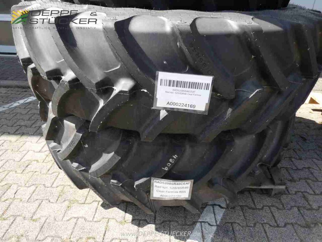 Ceat 480/70R34 / 520/85R46 CEAT Farmax gebraucht – Komplettradsatz – Baujahr 2024 – Produktbild 4