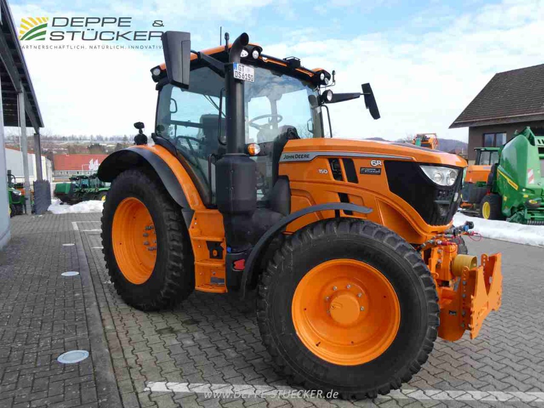 John Deere 6R 150 Kommunalorange gebraucht – Traktor – Baujahr 2023 – Produktbild 7