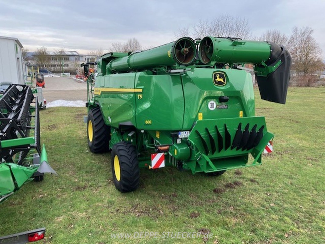 John Deere T5 600 mit SW XA 25 +SWW gebraucht – Mähdrescher – Baujahr 2024 – Produktbild 6