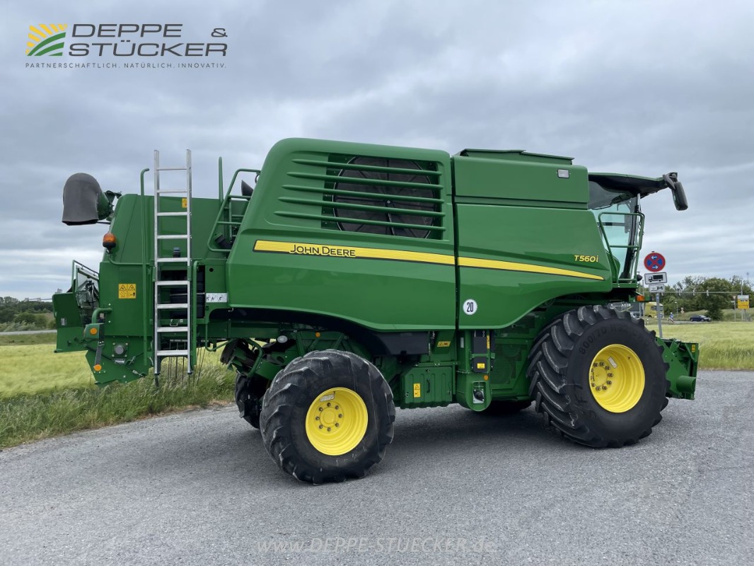 John Deere T560 mit 722PF gebraucht – Mähdrescher – Baujahr 2017 – Produktbild 4