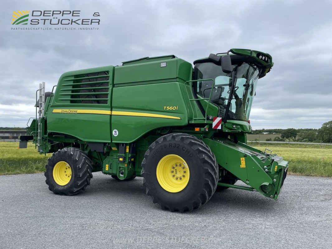 John Deere T560 mit 722PF gebraucht – Mähdrescher – Baujahr 2017 – Produktbild 5