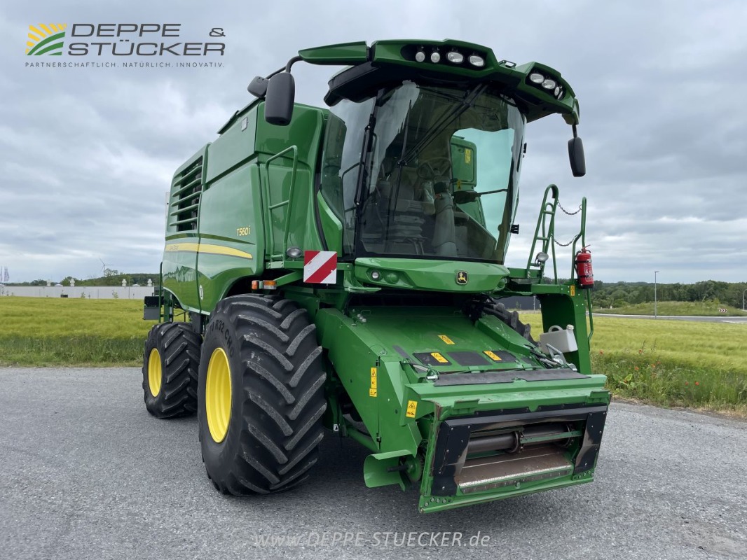 John Deere T560 mit 722PF gebraucht – Mähdrescher – Baujahr 2017 – Produktbild 6