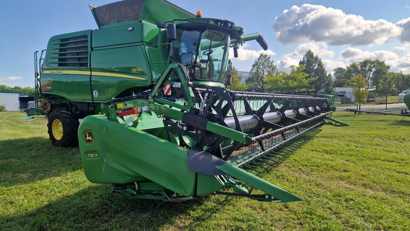 John Deere T670 mit 730X gebraucht – Mähdrescher – Baujahr 2023 – Produktbild 5
