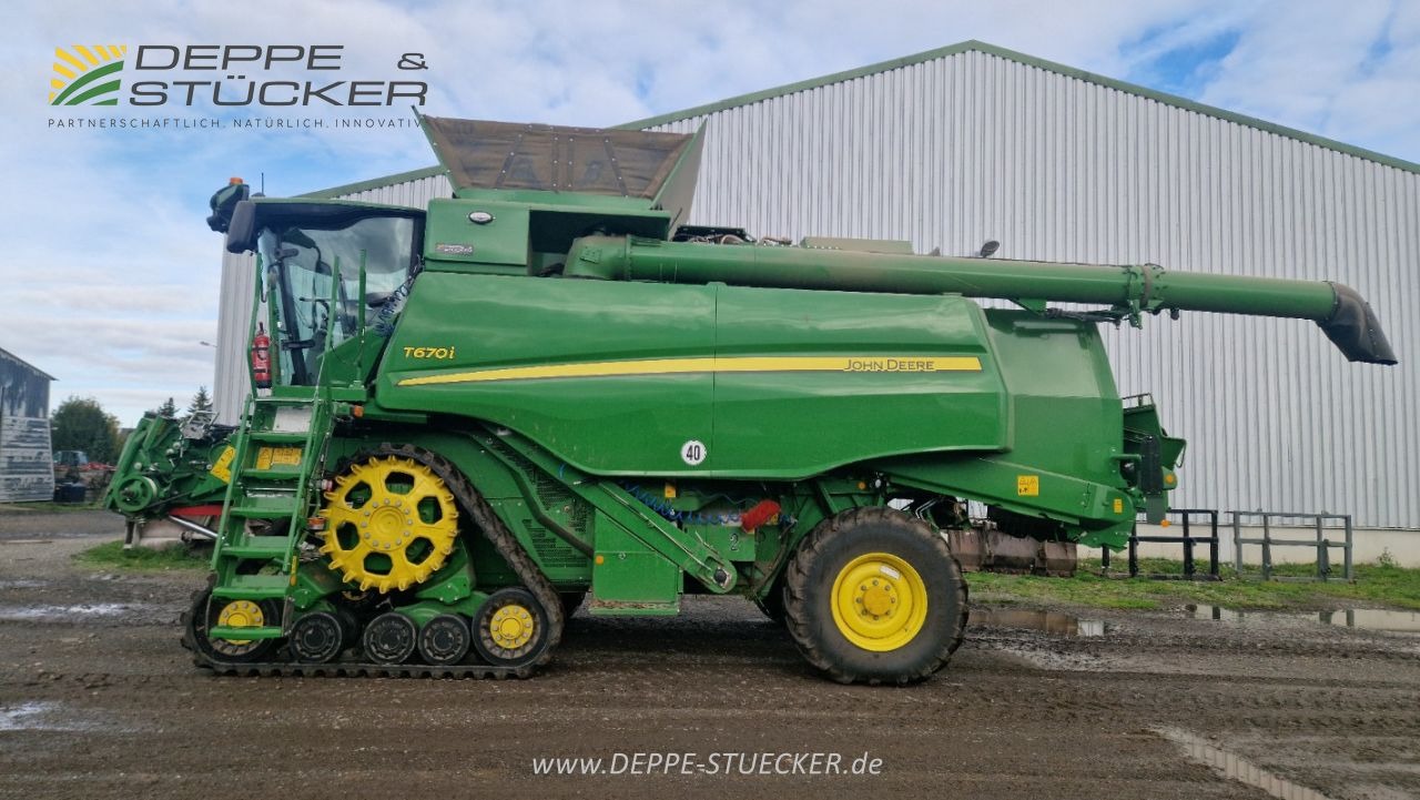 John Deere T670 Raupe mit RD30F, SWW, PGPP gebraucht – Mähdrescher – Baujahr 2023 – Produktbild 4