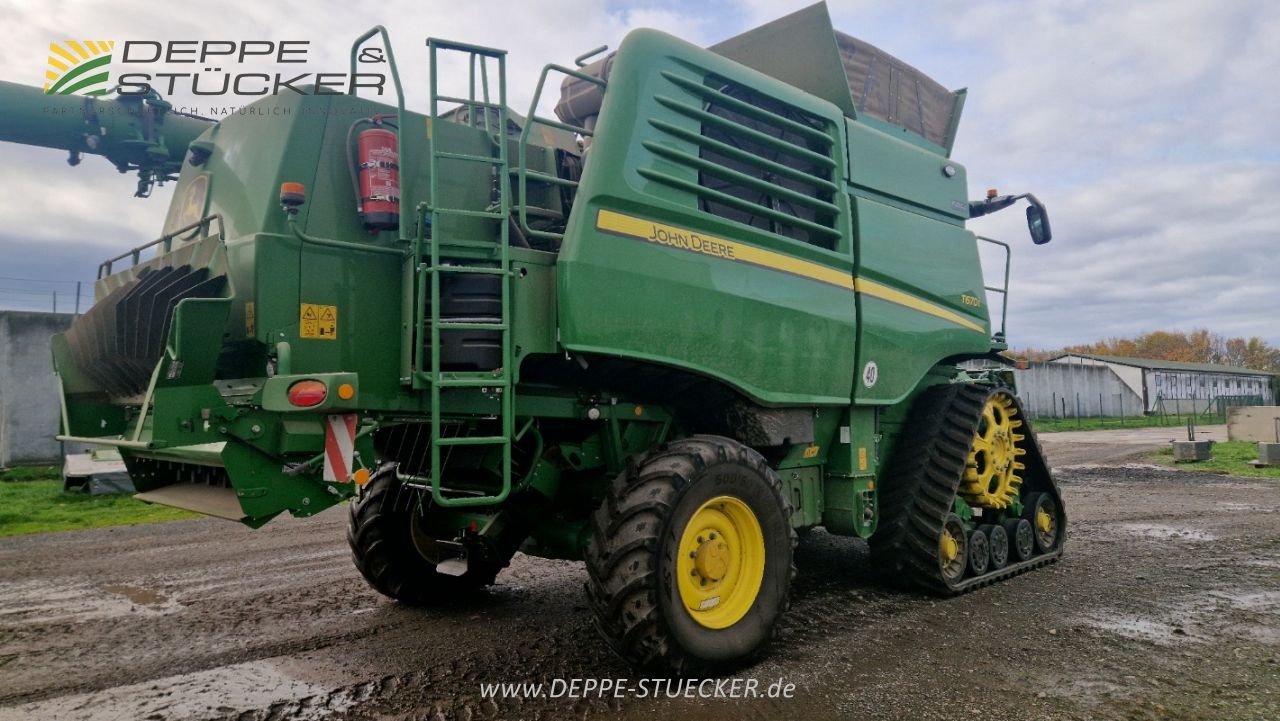 John Deere T670 Raupe mit RD30F, SWW, PGPP gebraucht – Mähdrescher – Baujahr 2023 – Produktbild 6