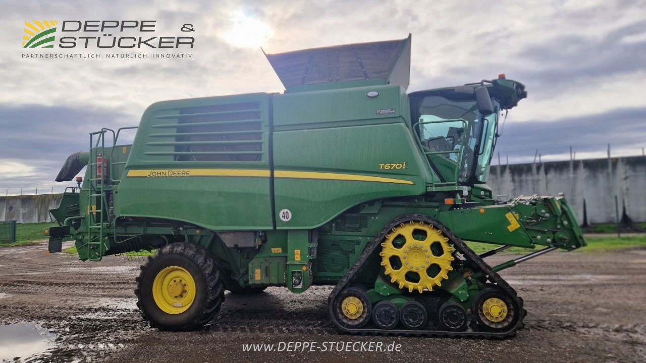 John Deere T670 Raupe mit RD30F, SWW, PGPP gebraucht – Mähdrescher – Baujahr 2023 – Produktbild 7