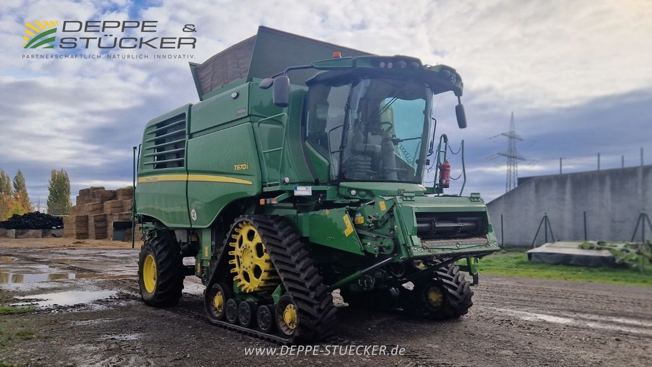 John Deere T670 Raupe mit RD30F, SWW, PGPP gebraucht – Mähdrescher – Baujahr 2023 – Produktbild 8