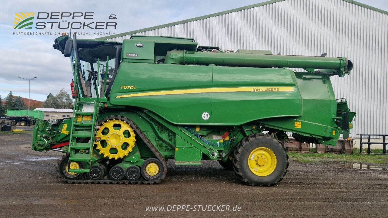 John Deere T670 Raupe mit RD30F, SWW, PGPP gebraucht – Mähdrescher – Baujahr 2024 – Produktbild 4