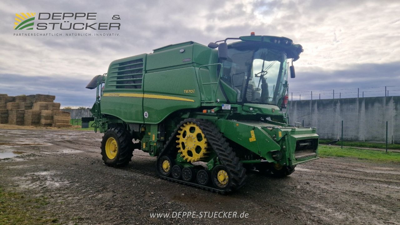 John Deere T670 Raupe mit RD30F, SWW, PGPP gebraucht – Mähdrescher – Baujahr 2024 – Produktbild 7