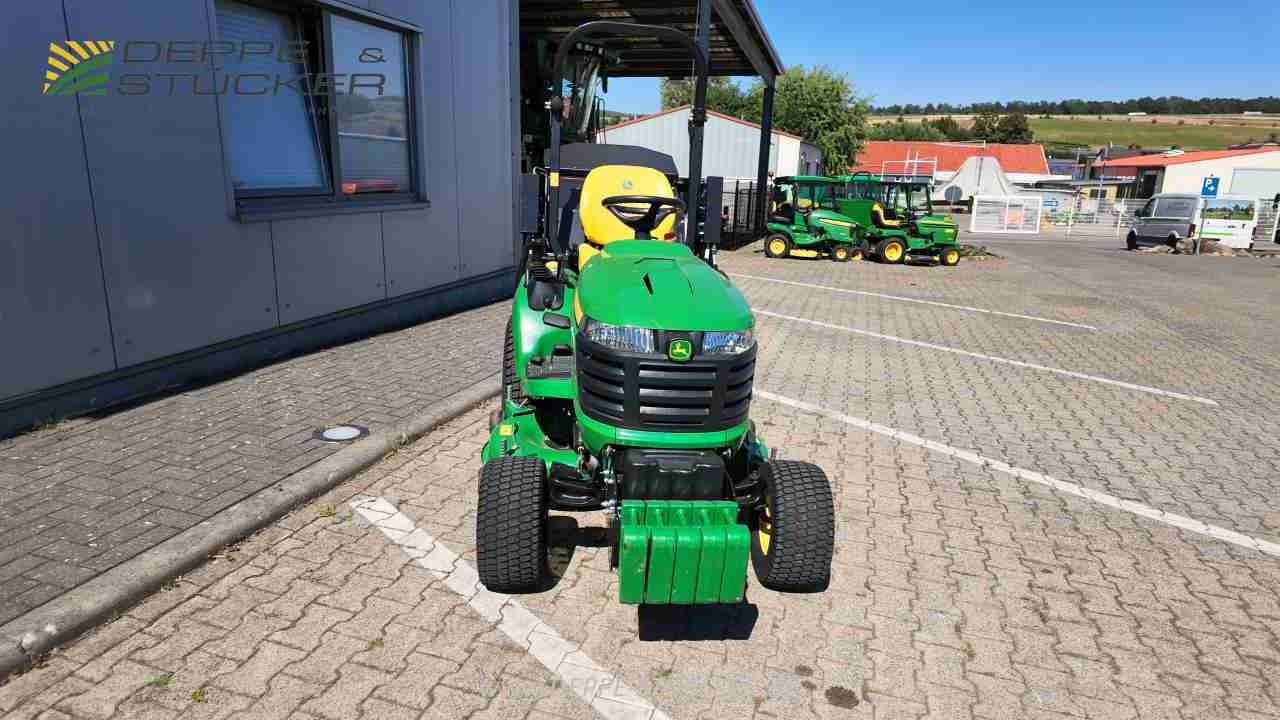 John Deere X950R mit Hochentleerung gebraucht – Rasentraktor – Baujahr 2021 – Produktbild 6