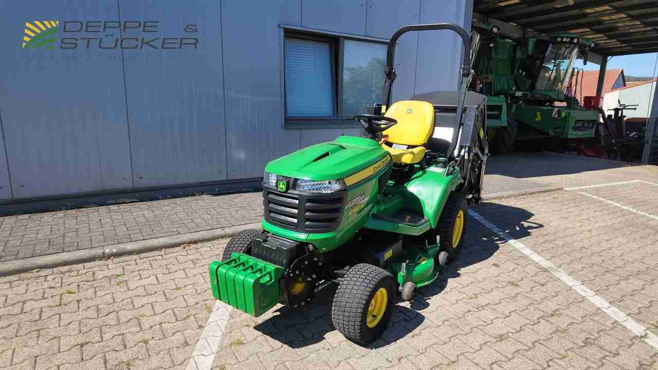 John Deere X950R mit Hochentleerung gebraucht – Rasentraktor – Baujahr 2021 – Produktbild 7