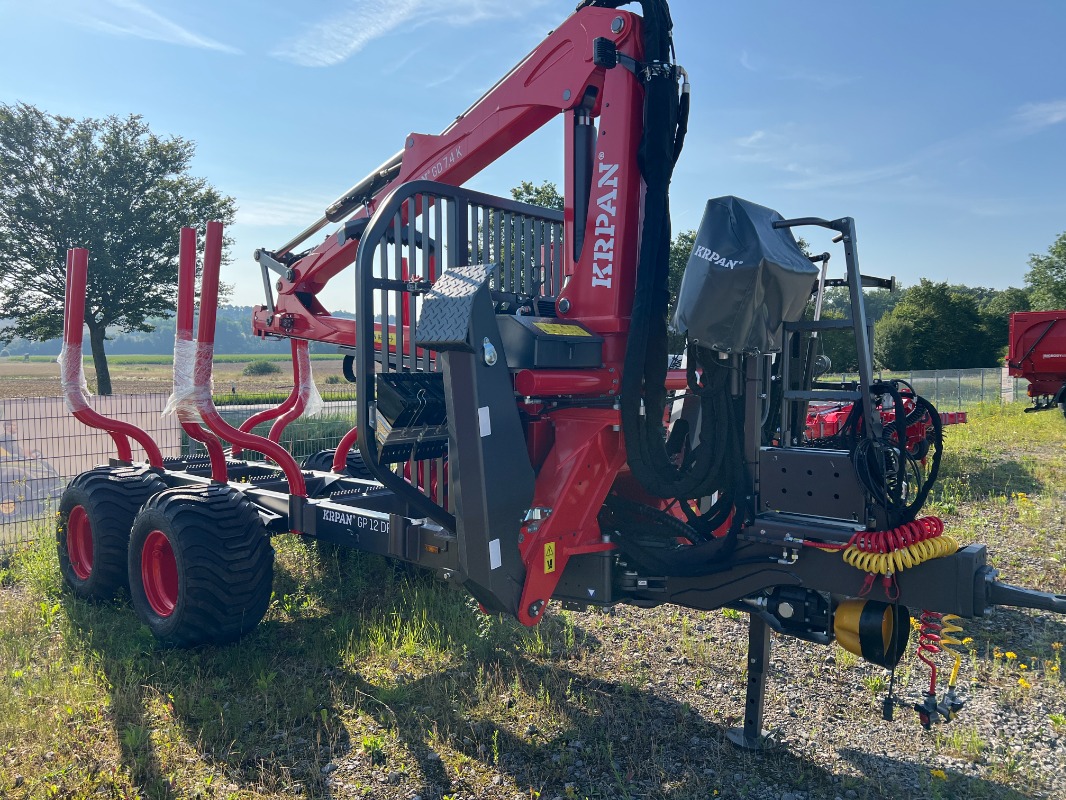Krpan GP 12 DF mit Kran gebraucht – Forsttechnik – Baujahr 2024 – Produktbild 3