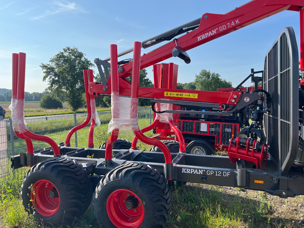 Krpan GP 12 DF mit Kran gebraucht – Forsttechnik – Baujahr 2024 – Produktbild 4