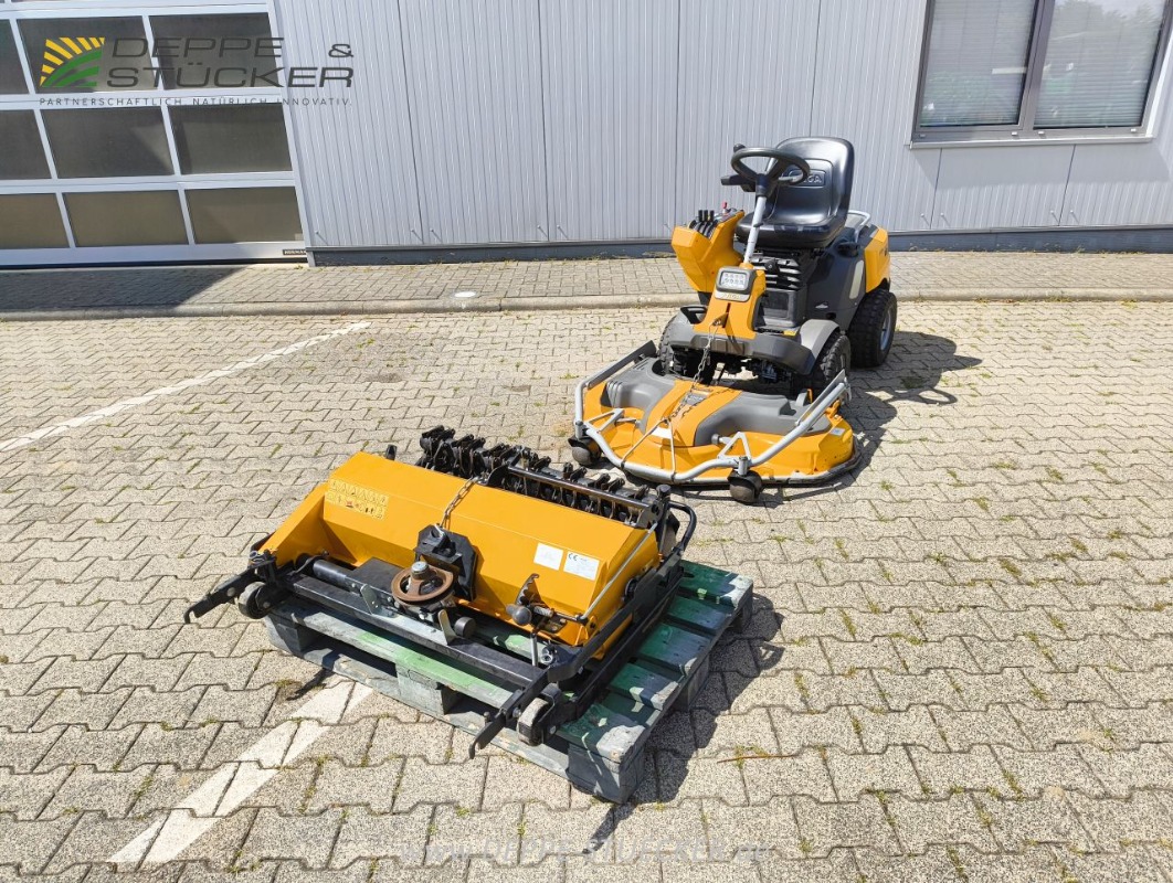 Stiga Park Pro 740 IQX mit Mulcher/Vertikutierer gebraucht – Mulchgeräte – Baujahr 2016 – Produktbild 3